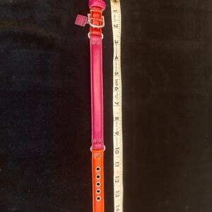 Coach Leather Dog Collar